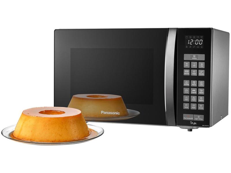 Micro-ondas Panasonic Style ST67HS NN-ST67HSRUN - 32L Inox - Micro